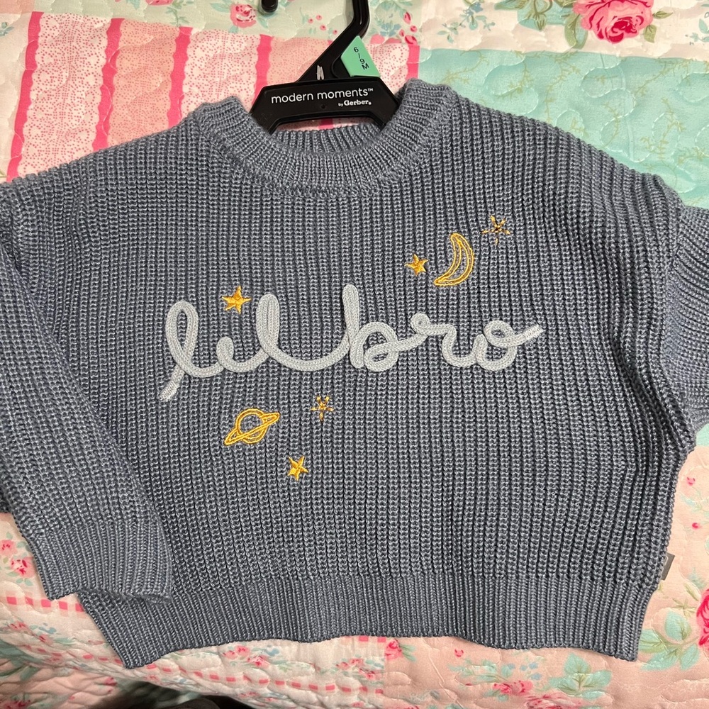 Baby boy Blue Sweater